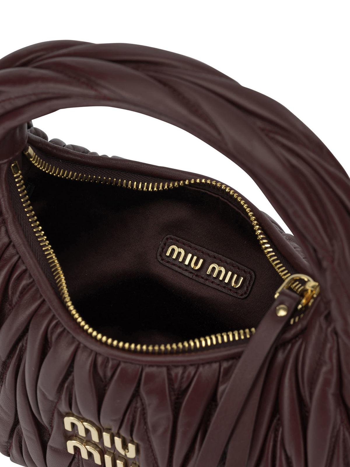 Miu Miu "Wander" Small handbag - Bordeaux