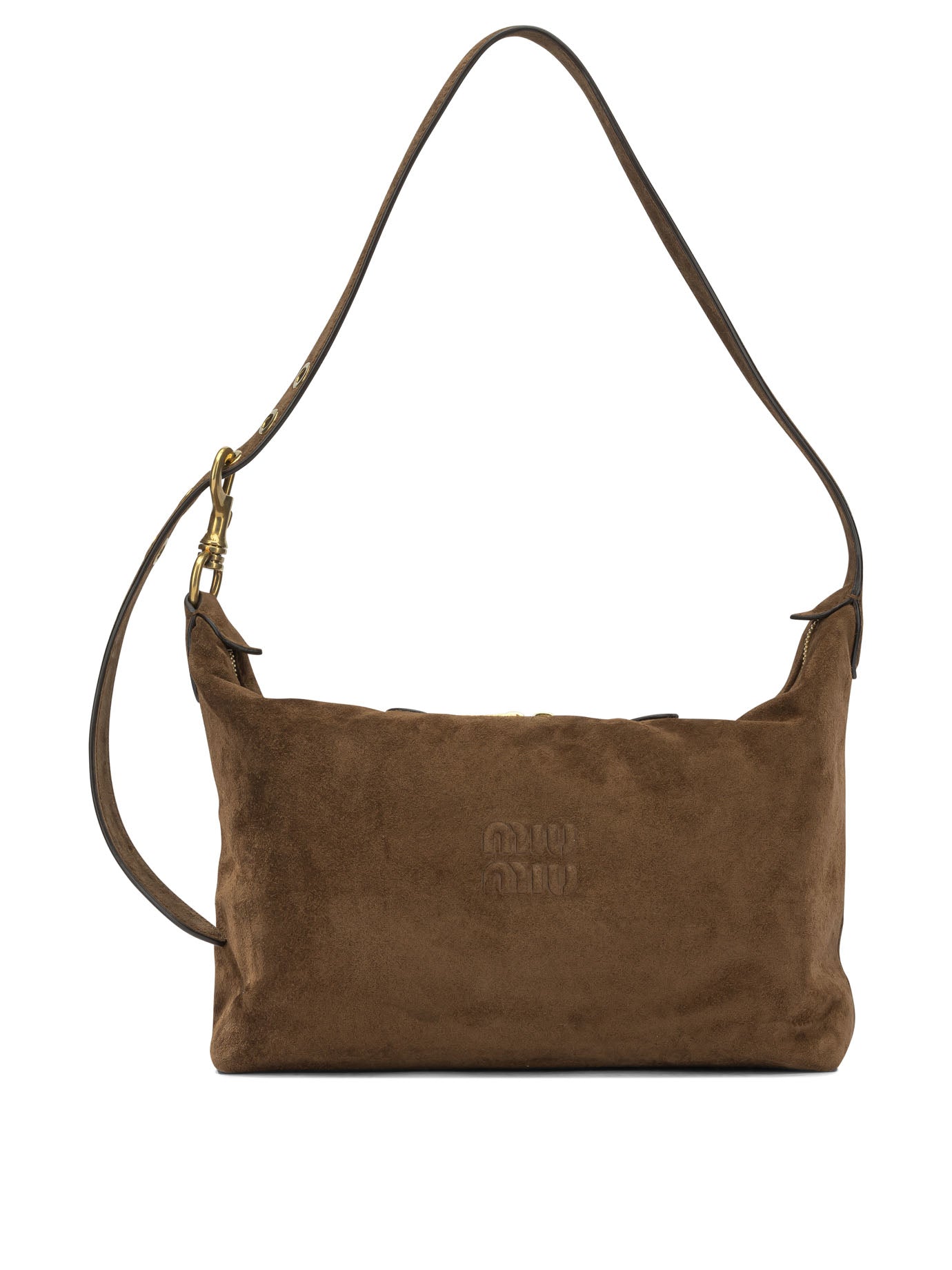 Miu Miu "Spirit" Small Shoulder Bag - Brown