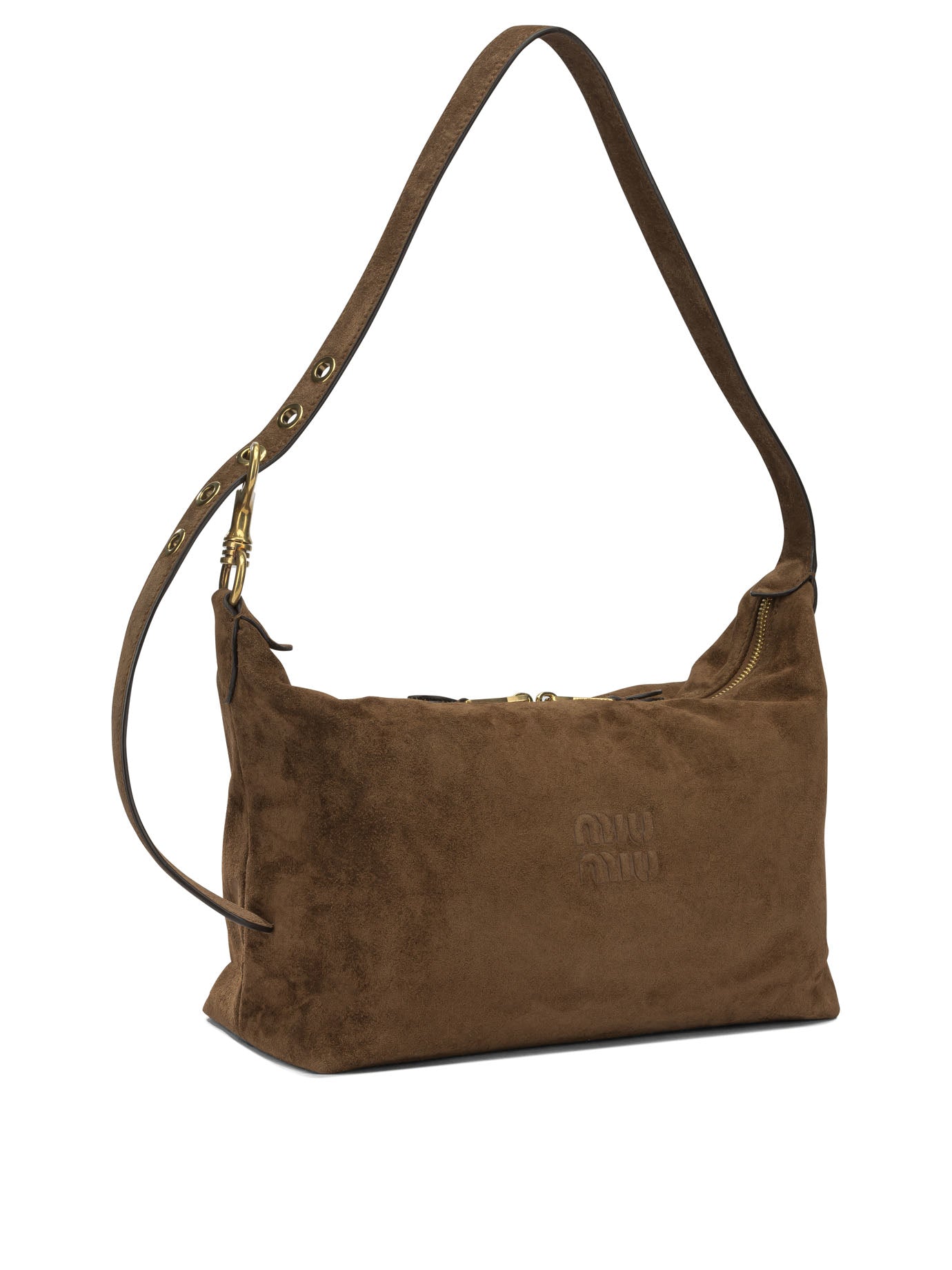 Miu Miu "Spirit" Small Shoulder Bag - Brown
