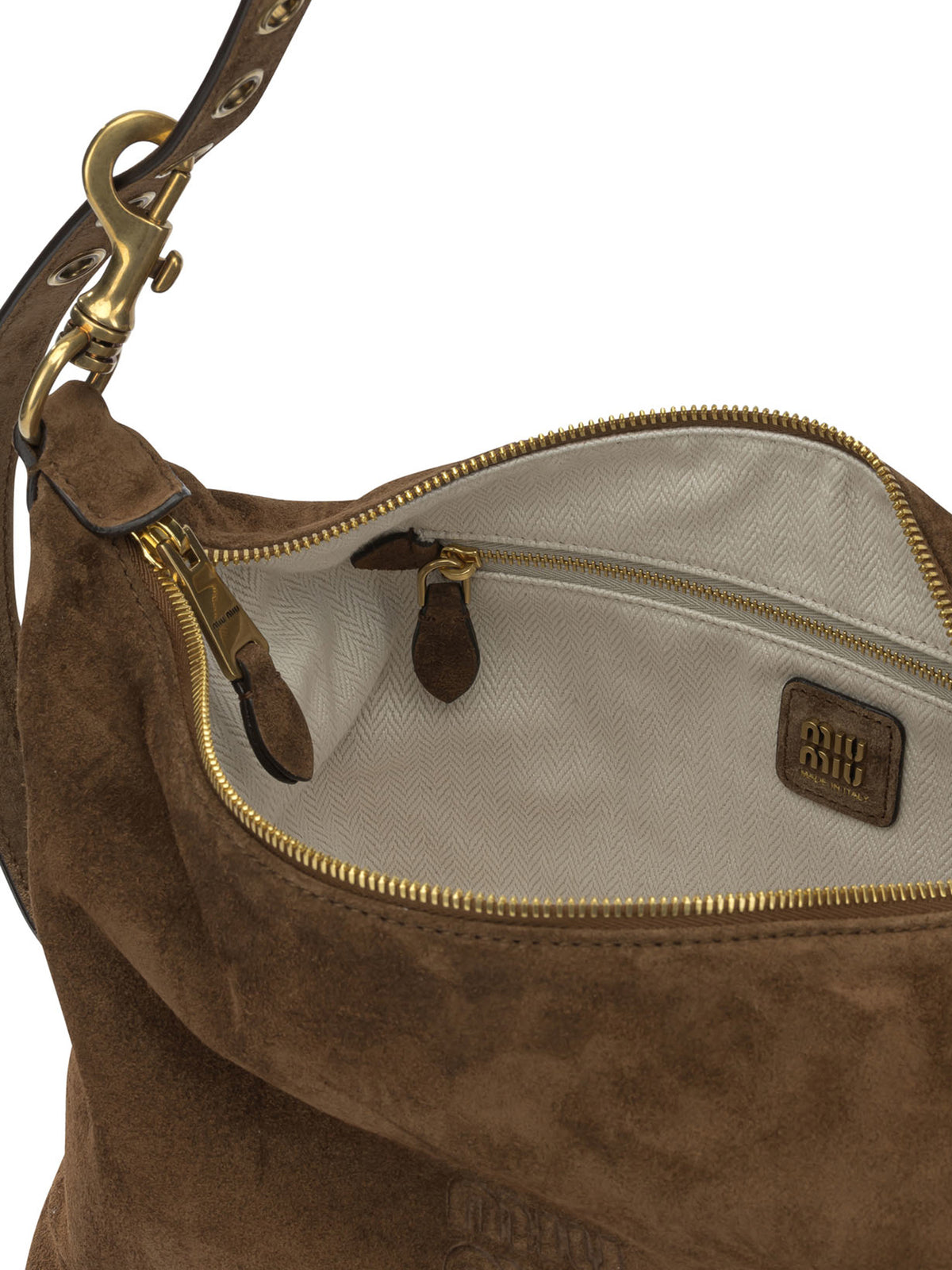 Miu Miu "Spirit" Small Shoulder Bag - Brown