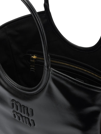 Miu Miu "Ivy" medium shoulder bag - Black