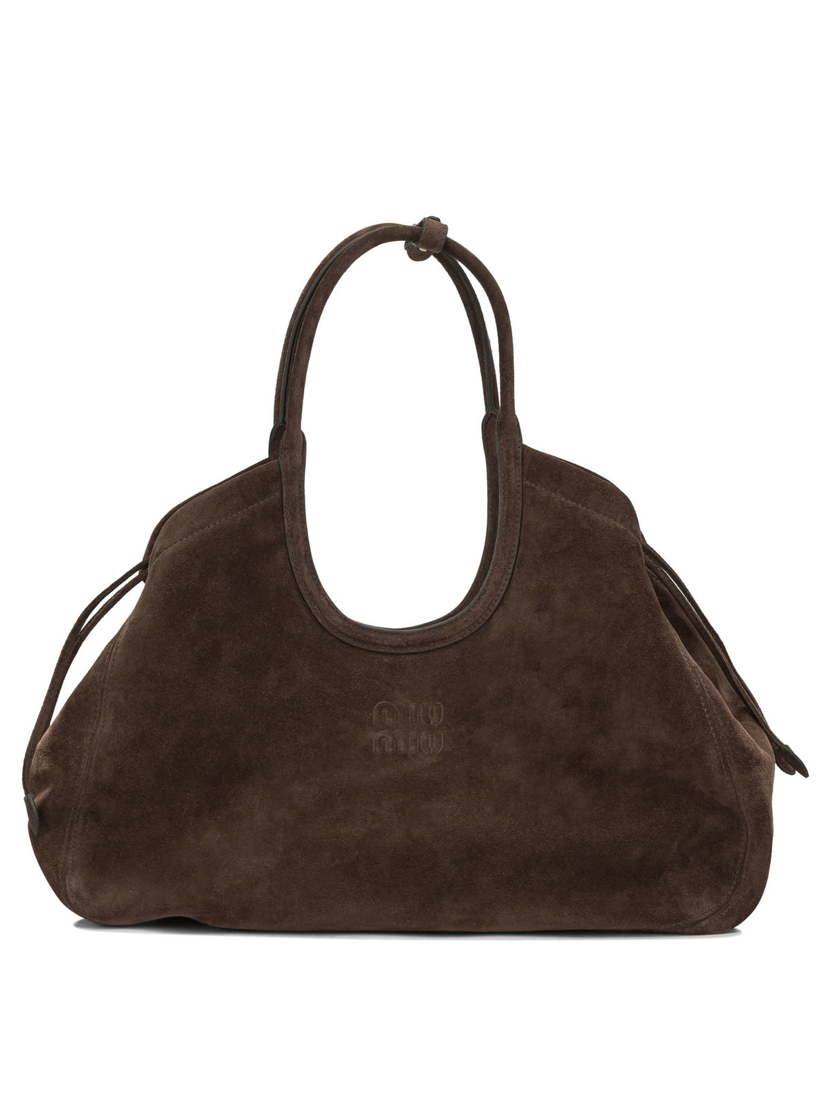 Miu Miu "Ivy" Large Shoulder Bag - Brown