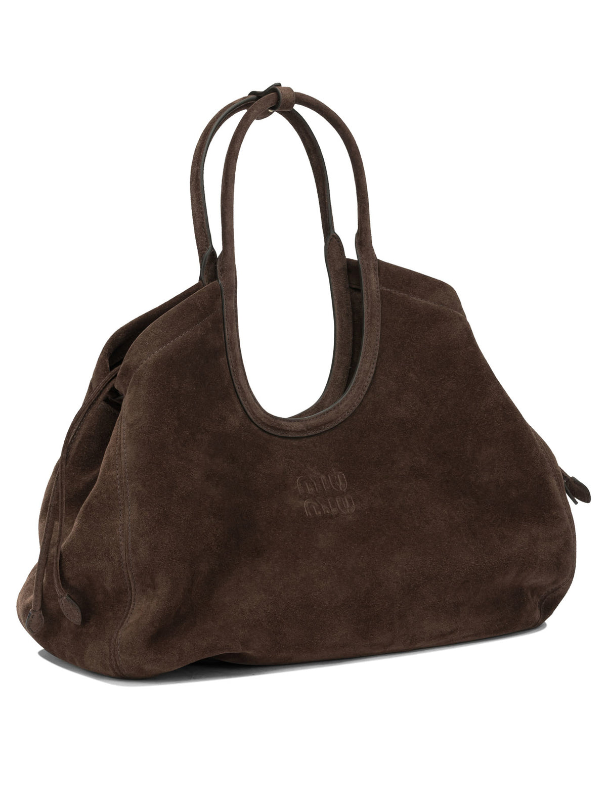 Miu Miu "Ivy" Large Shoulder Bag - Brown