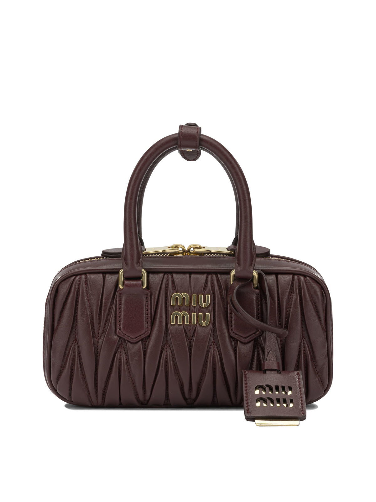 Miu Miu "Arcadie" Mini Handbag - Bordeaux
