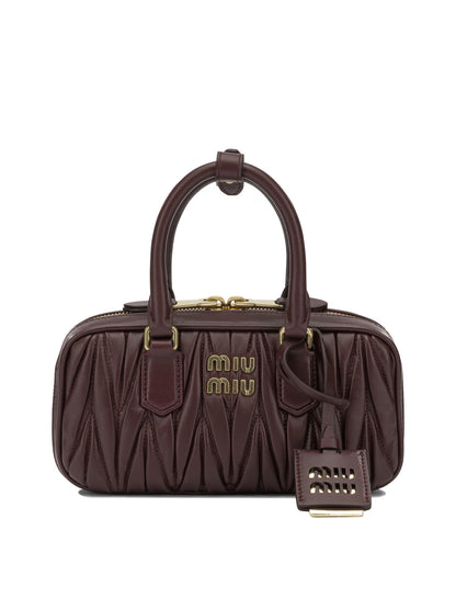 Miu Miu "Arcadie" Mini Handbag - Bordeaux