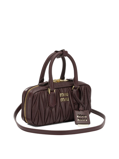 Miu Miu "Arcadie" Mini Handbag - Bordeaux