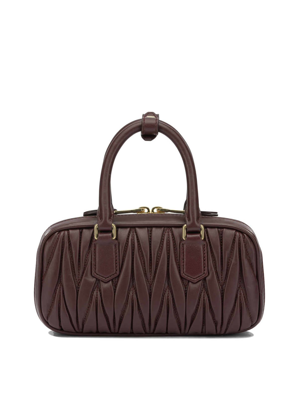 Miu Miu "Arcadie" Mini Handbag - Bordeaux