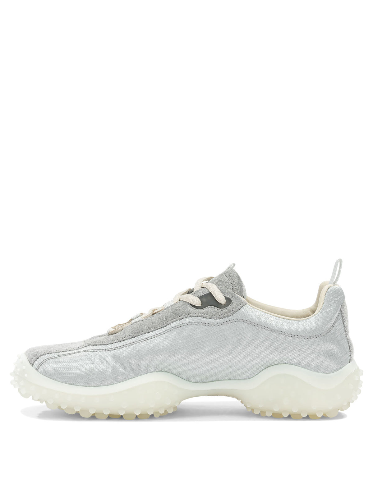 Miu Miu "Bubble" Low-Top Sneakers - Silver