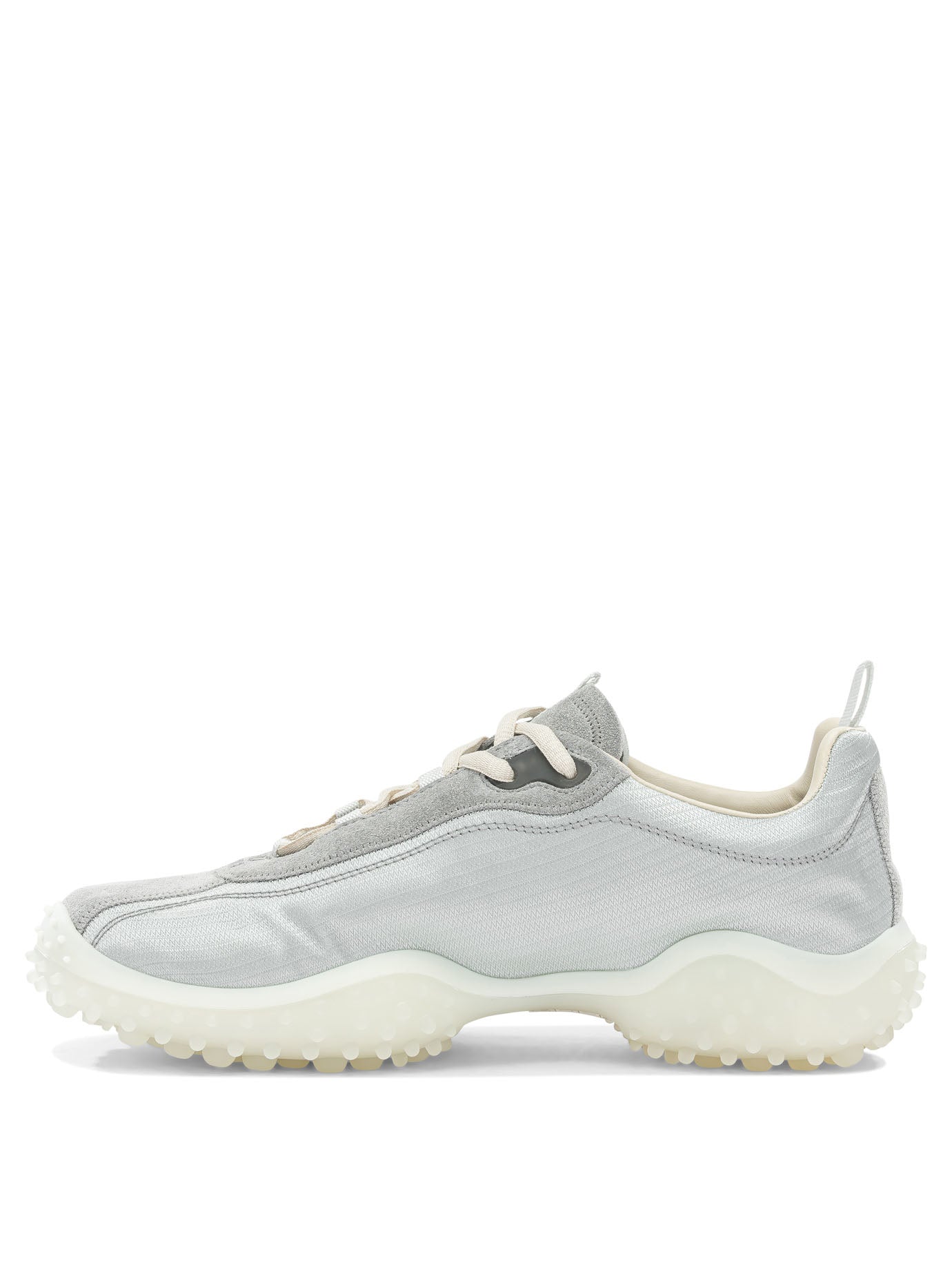 Miu Miu "Bubble" Low-Top Sneakers - Silver