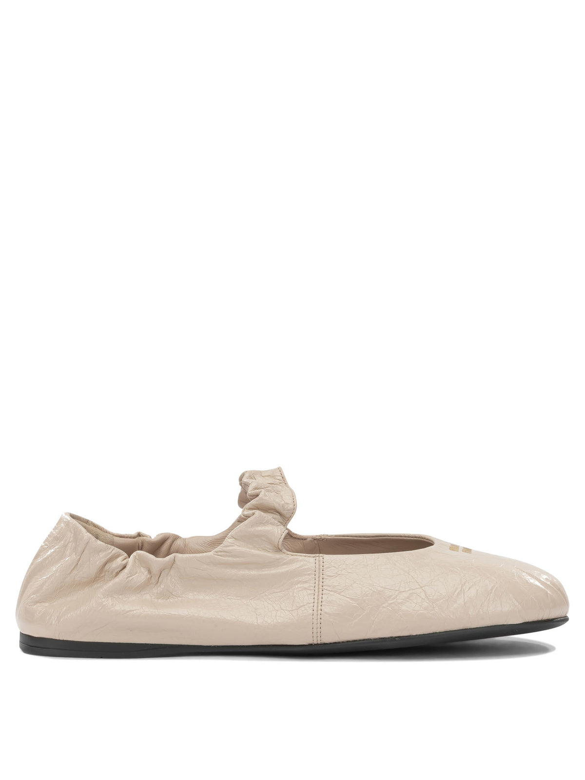 Miu Miu "Ruches" Classic Ballet Flats - Pink
