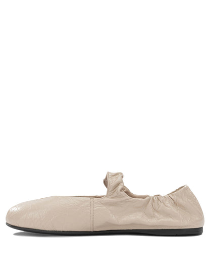 Miu Miu "Ruches" Classic Ballet Flats - Pink