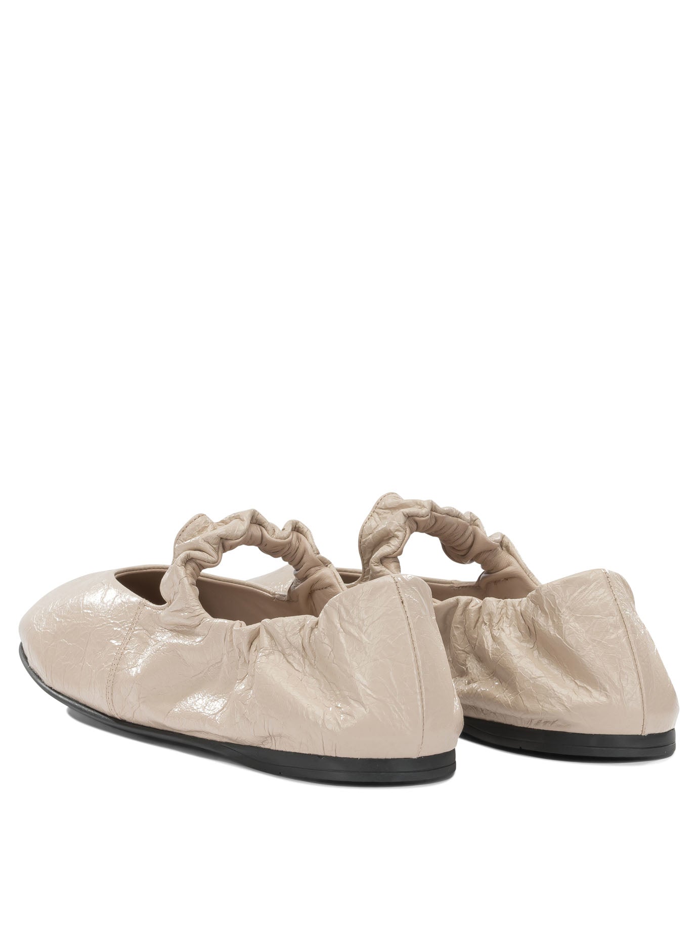 Miu Miu "Ruches" Classic Ballet Flats - Pink