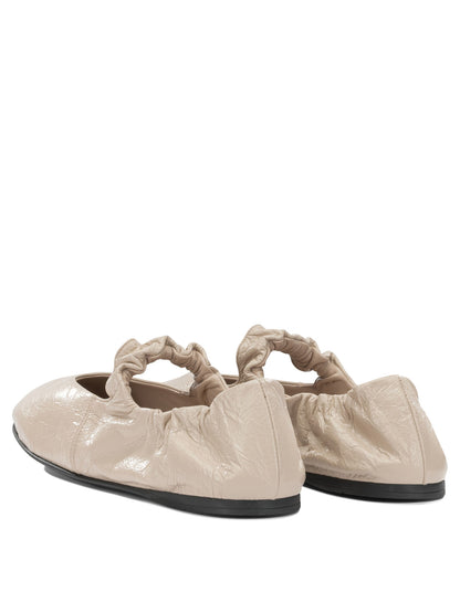 Miu Miu "Ruches" Classic Ballet Flats - Pink