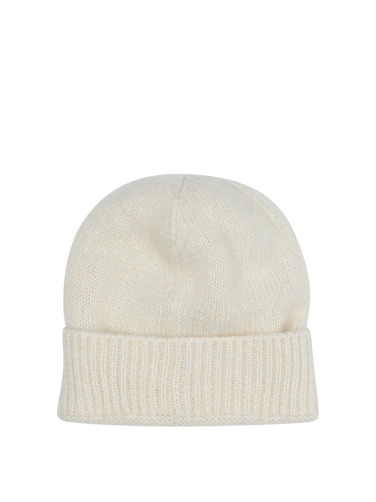 Miu Miu Mohair beanie with logo - White