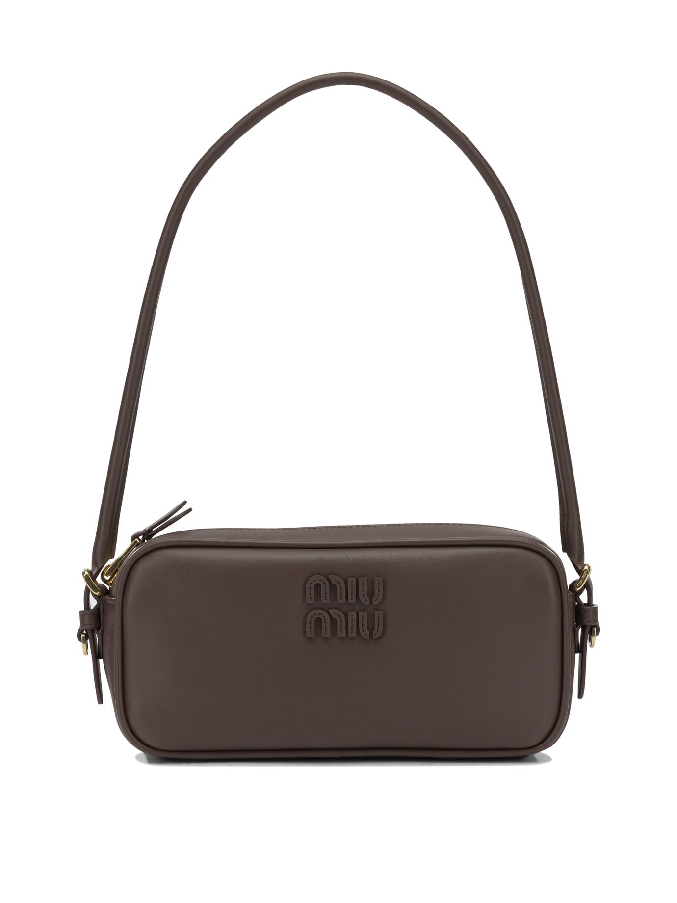 Miu Miu Small shoulder bag with logo - Brown