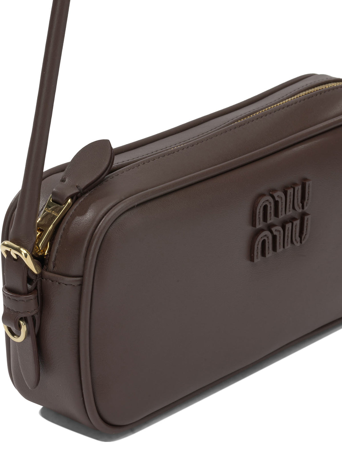 Miu Miu Small shoulder bag with logo - Brown