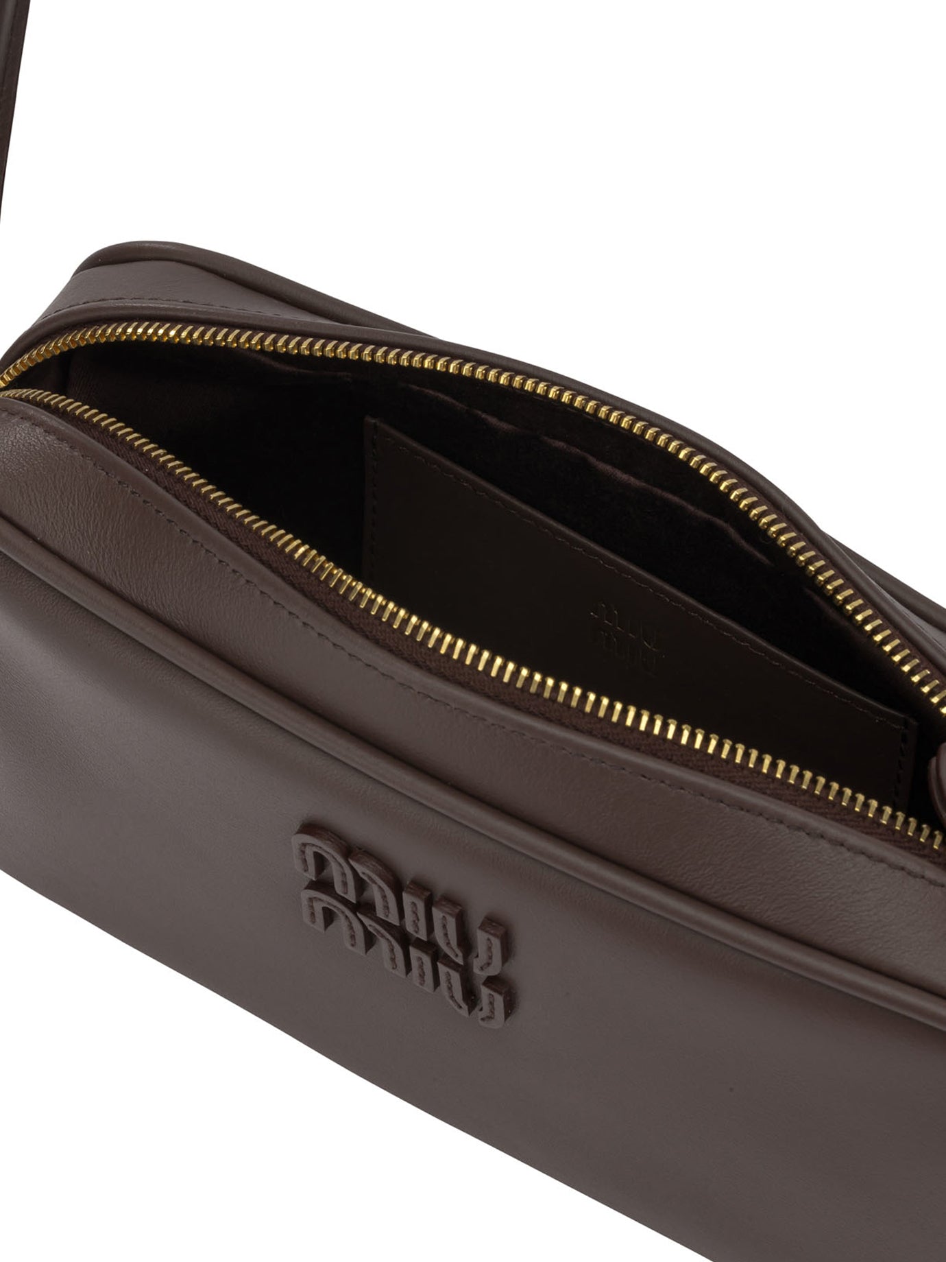 Miu Miu Small shoulder bag with logo - Brown