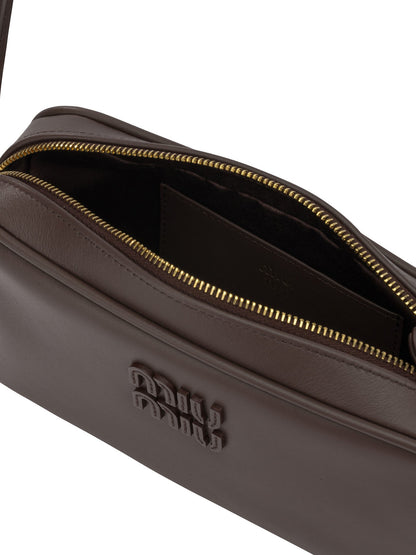 Miu Miu Small shoulder bag with logo - Brown