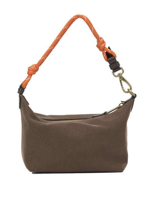Miu Miu Small logo shoulder bag - Brown