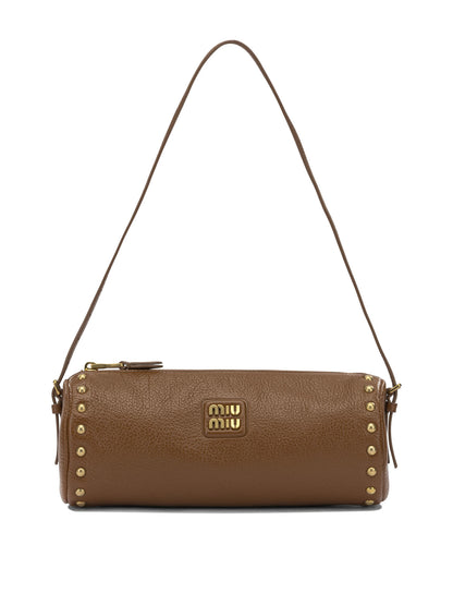 Miu Miu Small leather shoulder bag - Brown