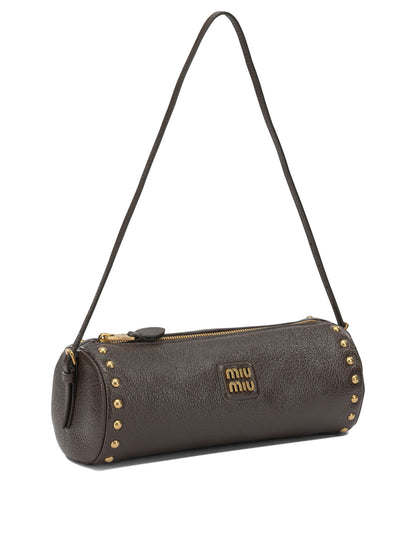 Miu Miu Small leather shoulder bag - Brown