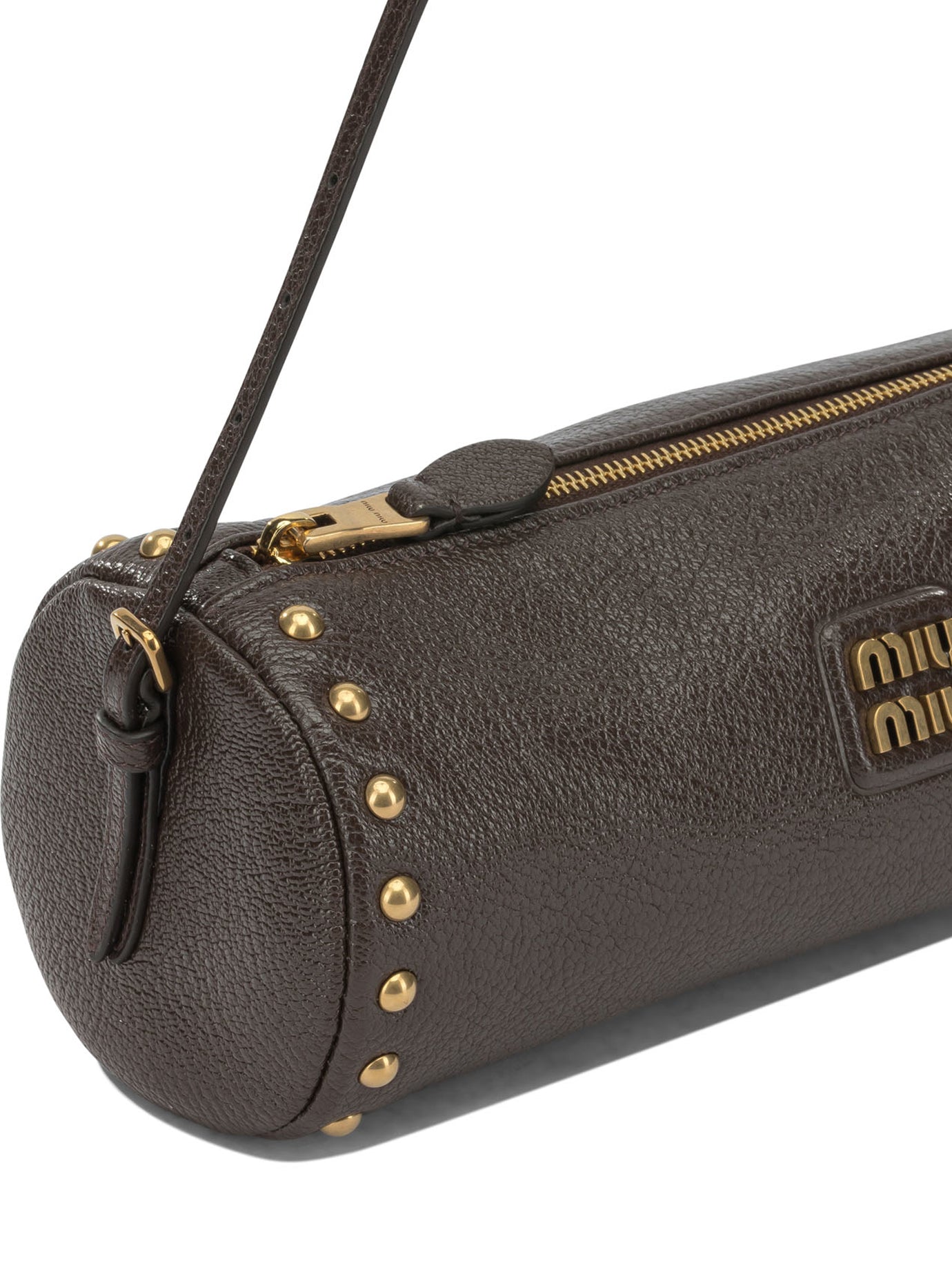 Miu Miu Small leather shoulder bag - Brown