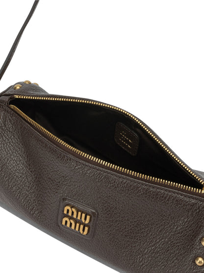 Miu Miu Small leather shoulder bag - Brown