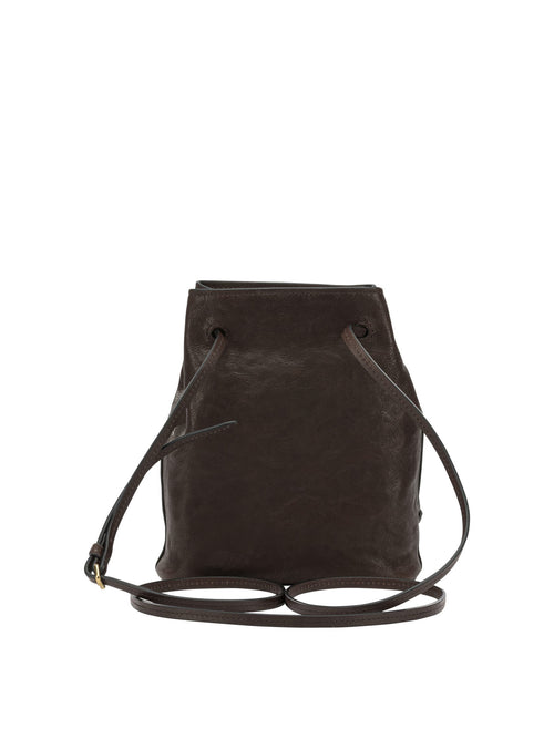 Miu Miu Nappa leather mini shoulder bag - Brown