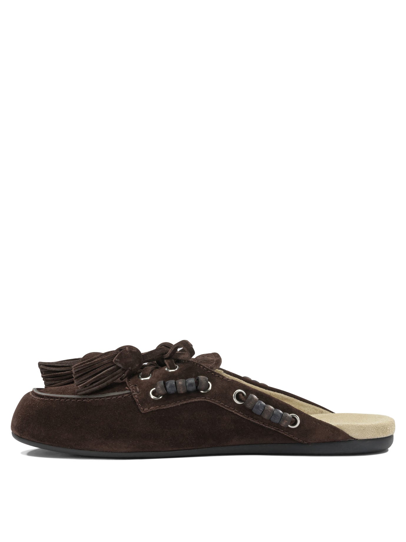 Miu Miu "Deck" Sabot - Brown