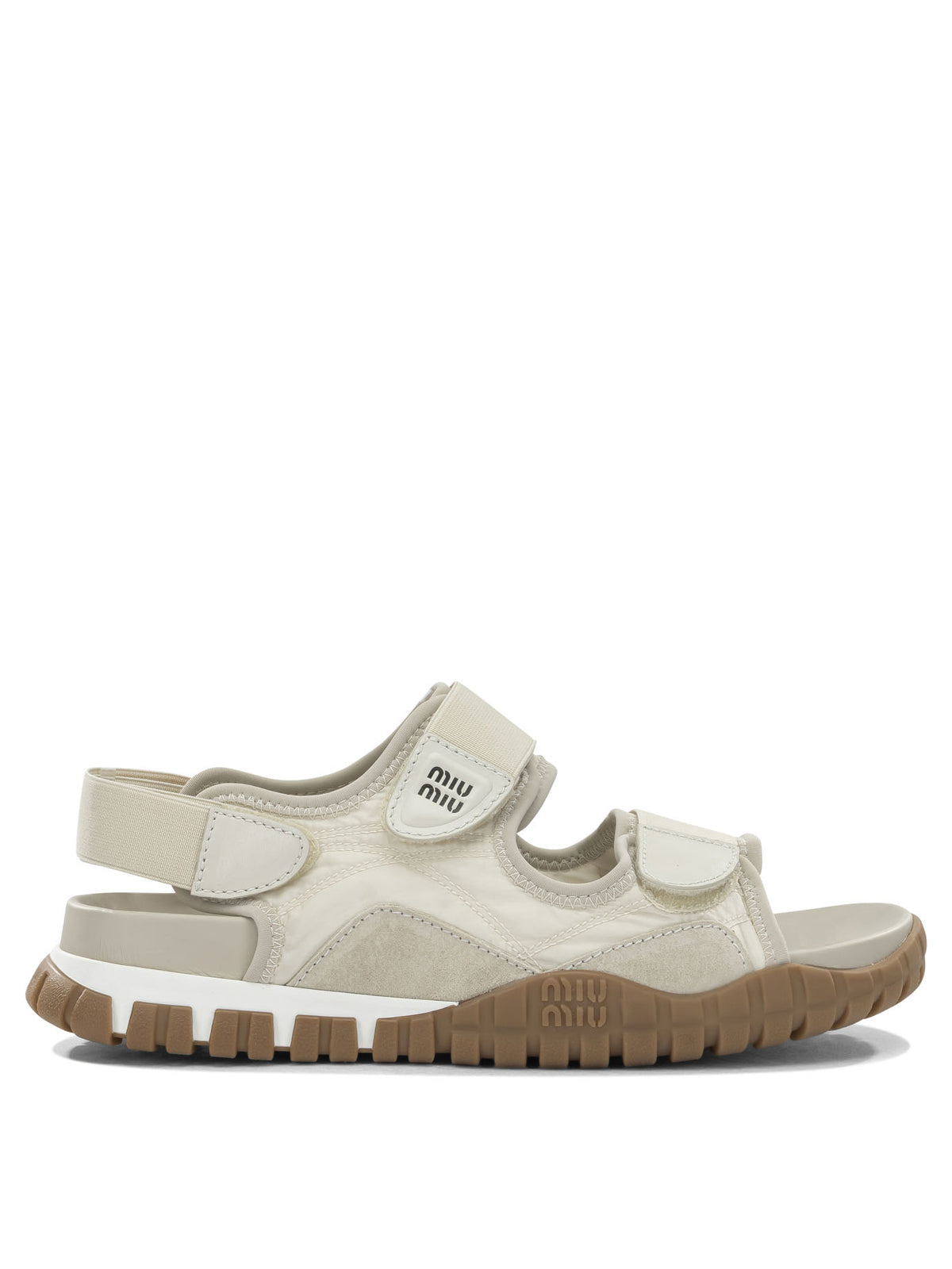 Miu Miu "Tyre" Low sandals - White