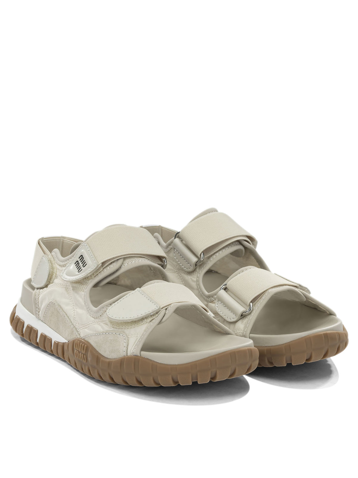 Miu Miu "Tyre" Low sandals - White