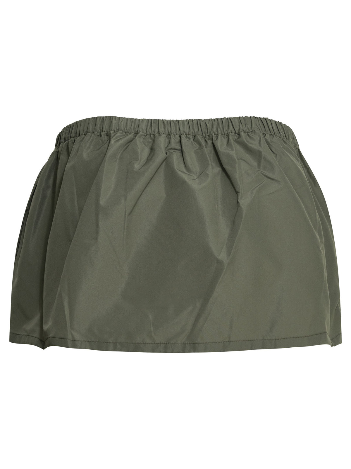 Miu Miu Cargo miniskirt with logo - Green