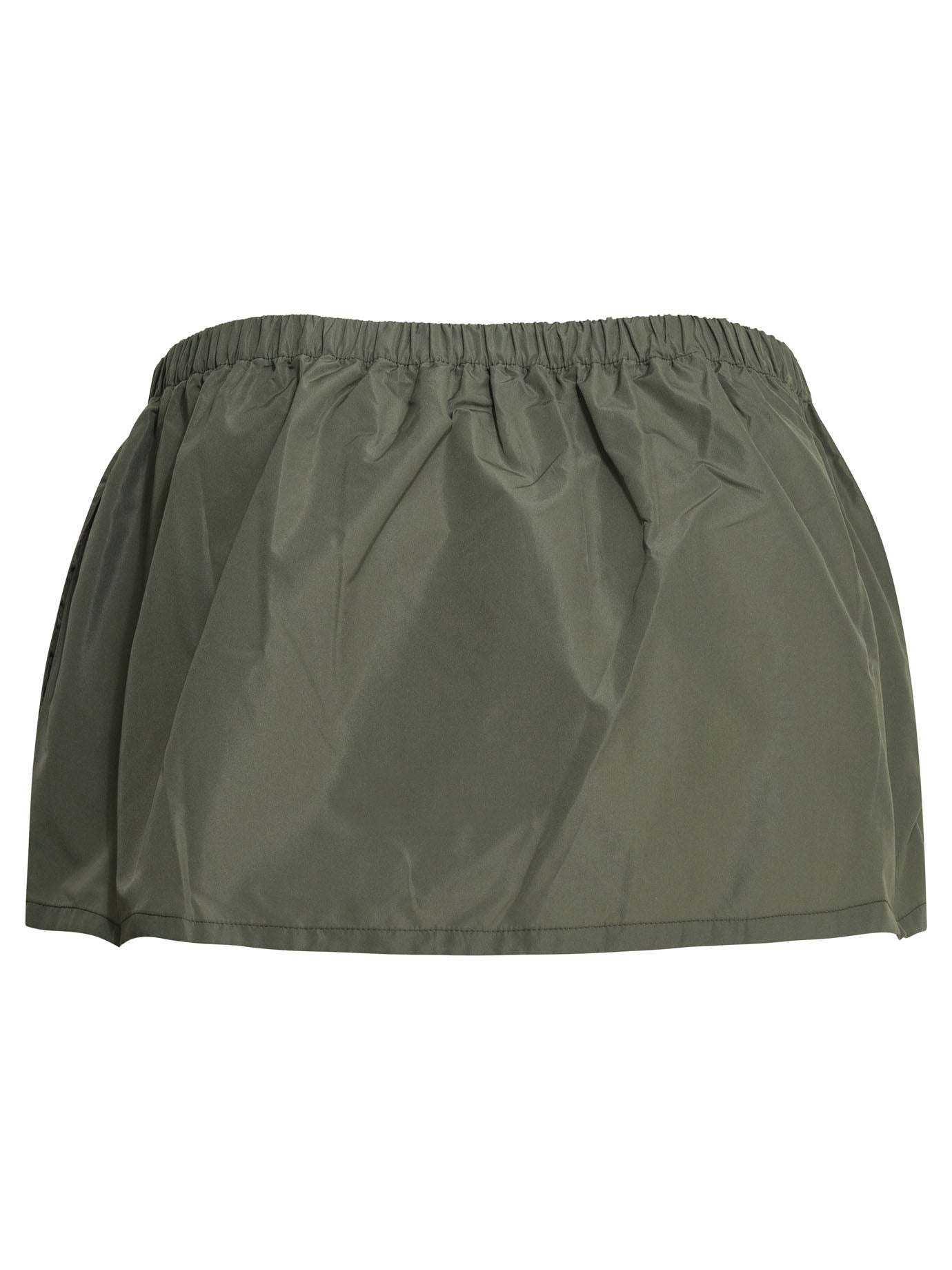 Miu Miu Cargo miniskirt with logo - Green