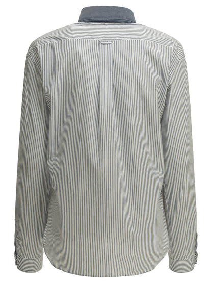 Miu Miu Casual shirt with logo - Blue