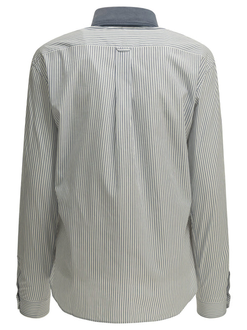 Miu Miu Casual shirt with logo - Blue