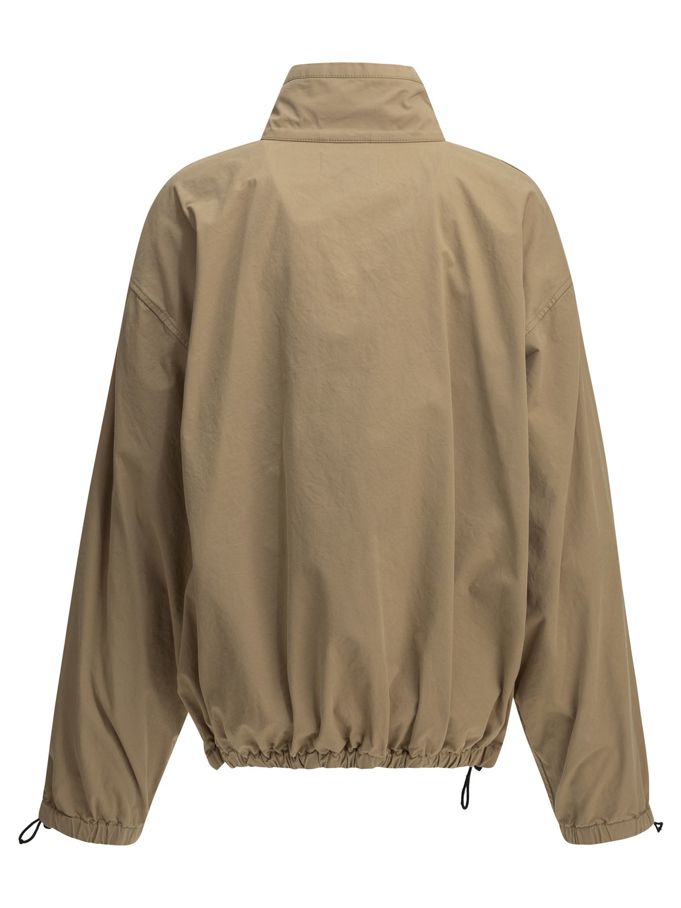 Miu Miu Lightweight jacket with logo - Beige