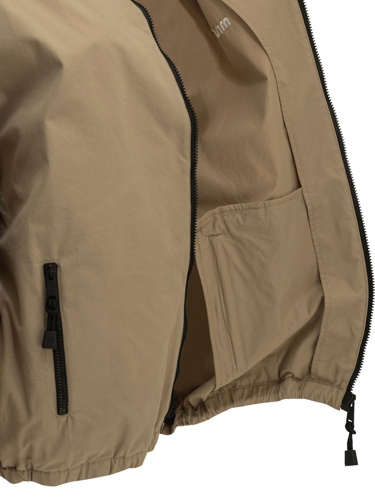Miu Miu Lightweight jacket with logo - Beige