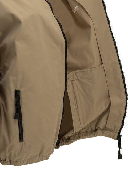 Miu Miu Lightweight jacket with logo - Beige