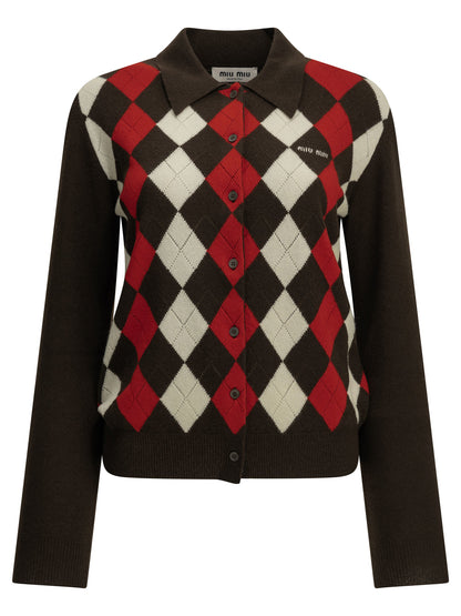 Miu Miu Cashmere Cardigan - Black