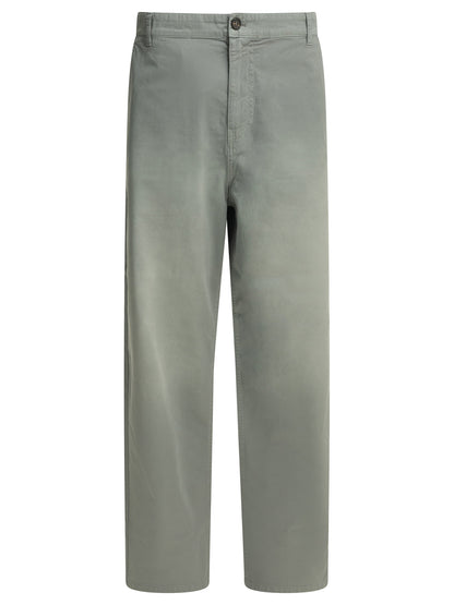 Miu Miu Casual cotton twill pants - Grey
