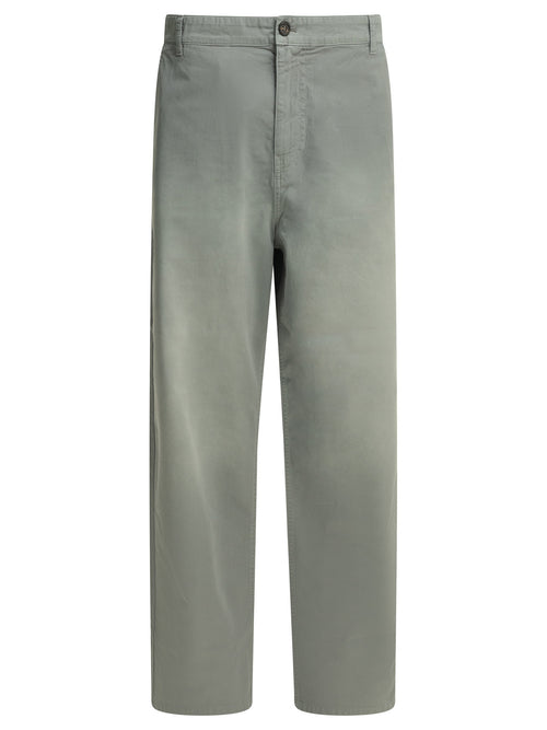 Miu Miu Casual cotton twill pants - Grey