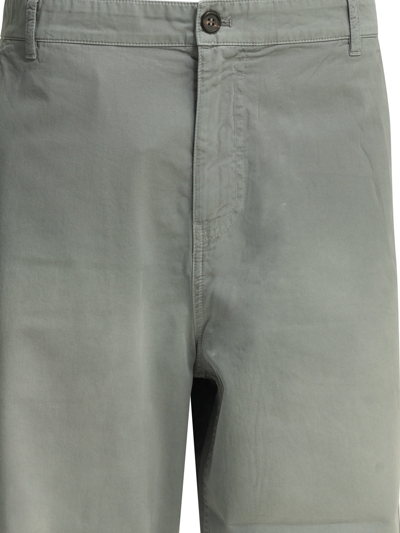 Miu Miu Casual cotton twill pants - Grey