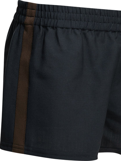 Miu Miu Formal shorts  in kid mohair - Blue