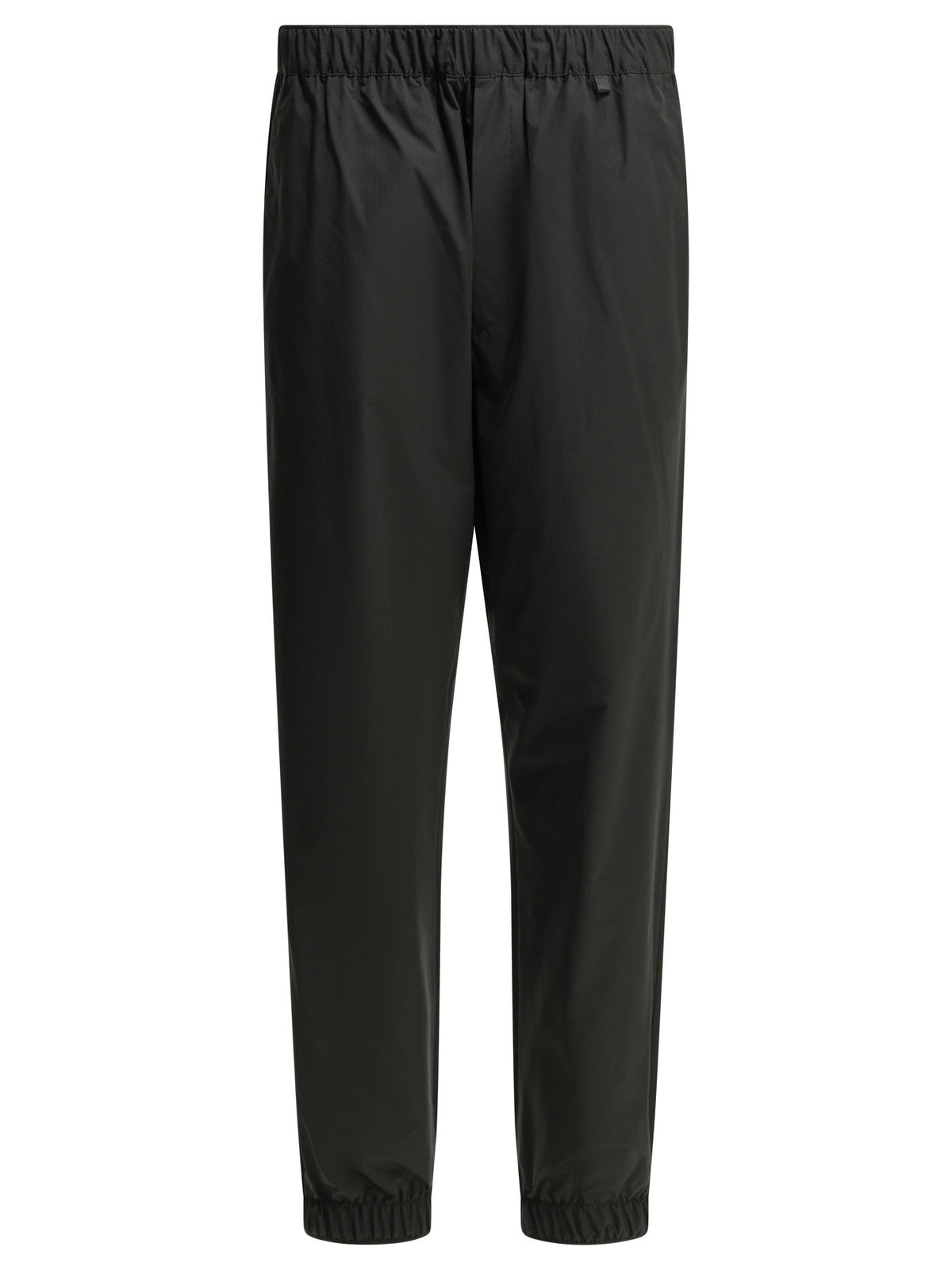 Moncler Sports Pants with Logo - Black