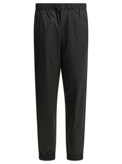 Moncler Sports Pants with Logo - Black