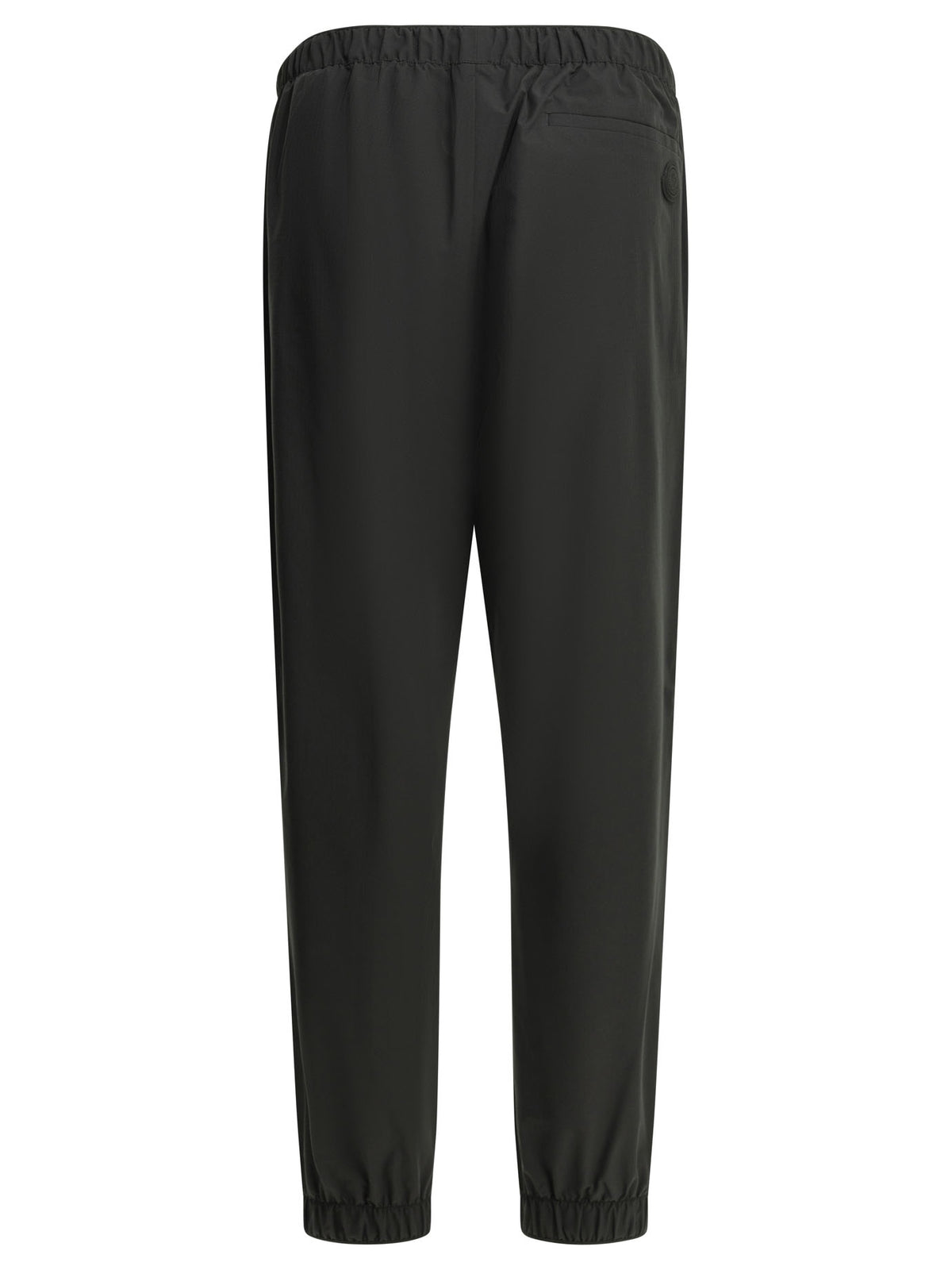 Moncler Sports Pants with Logo - Black