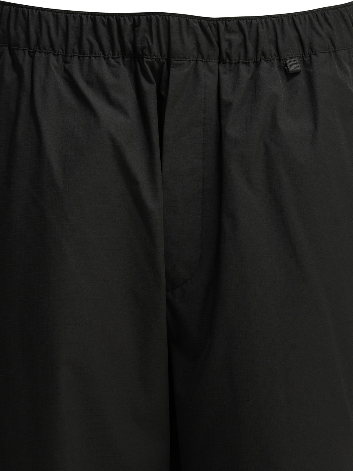 Moncler Sports Pants with Logo - Black