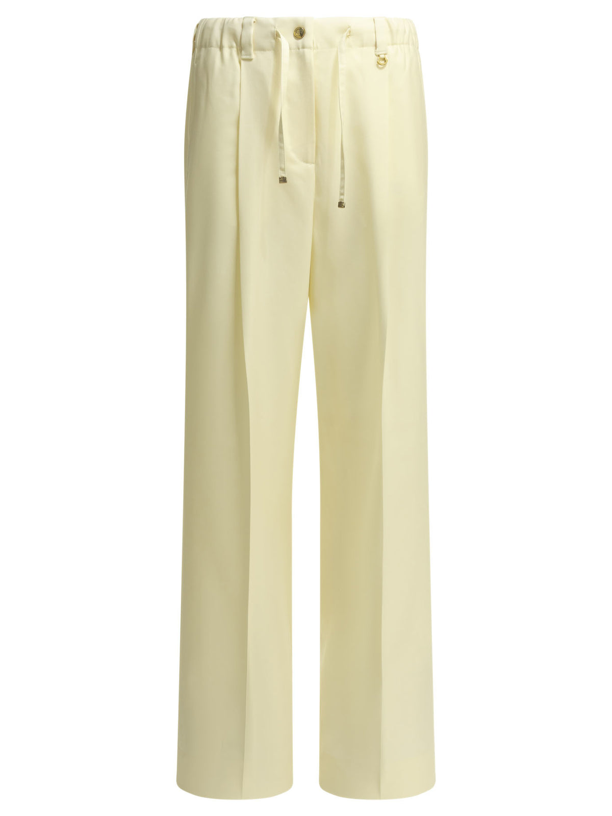 Moncler Casual pants made of virgin wool - White