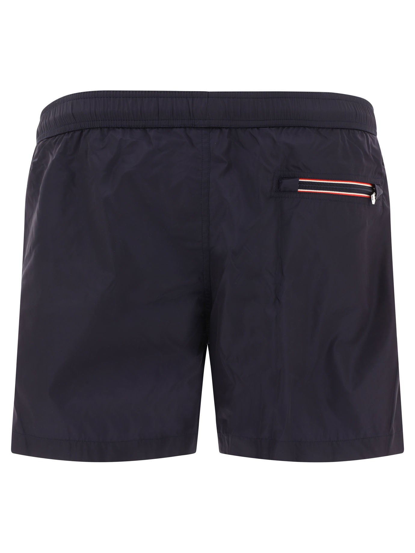 Moncler Swim shorts with logo patch - Blue