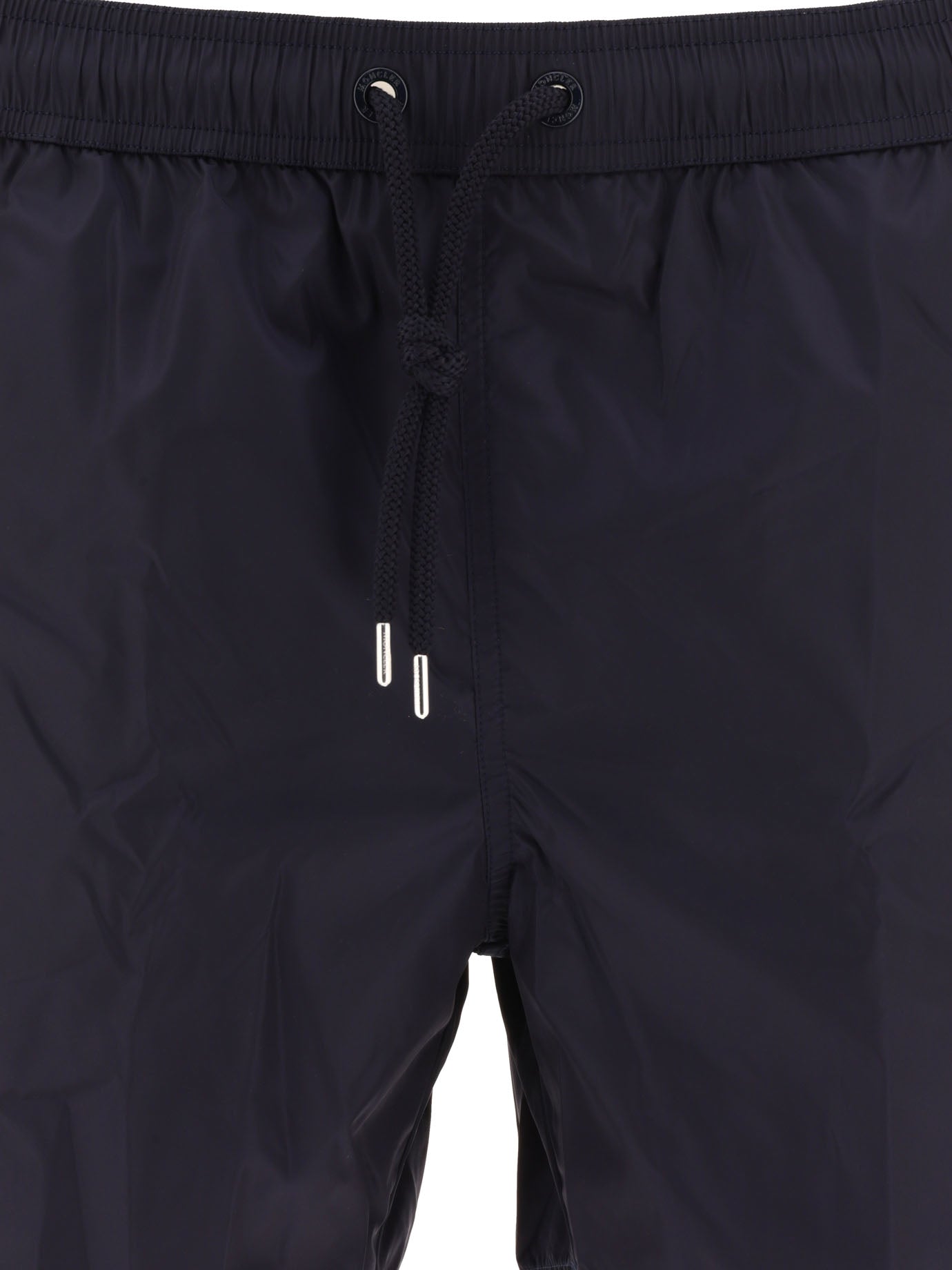 Moncler Swim shorts with logo patch - Blue